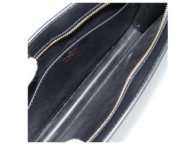 LOUIS VUITTON Pochette Uomo Epi Borsa a Mano Nera M52522 LV Auth ep14051 Nero - vista 9