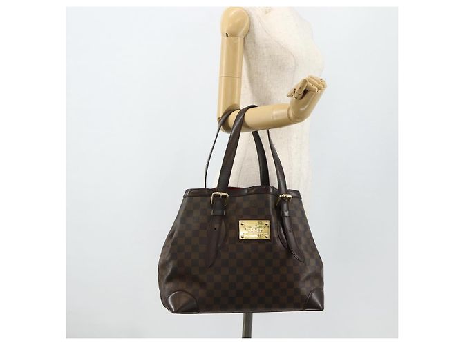LOUIS VUITTON Tote Bag Hampstead MM Damier Ebene N51204 Auth LV ka4096 - Ansicht 22