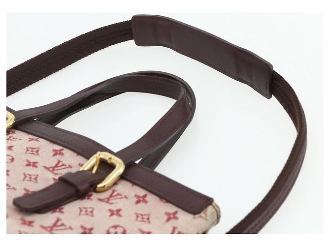 LOUIS VUITTON Borsa Mini Franoise Monogram 2way Ciliegia Rossa M92210 LV Auth ka4102 Rosso - vista 10