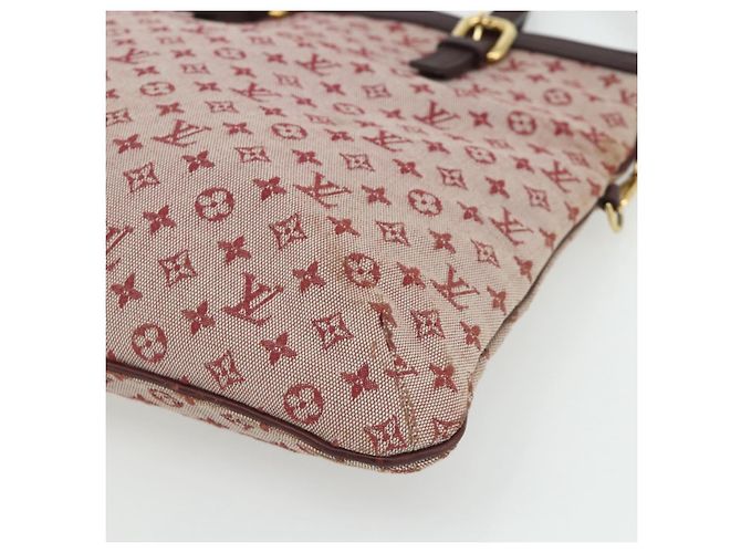 LOUIS VUITTON Borsa Mini Franoise Monogram 2way Ciliegia Rossa M92210 LV Auth ka4102 Rosso - vista 12