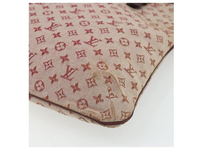 LOUIS VUITTON Borsa Mini Franoise Monogram 2way Ciliegia Rossa M92210 LV Auth ka4102 Rosso - vista 14