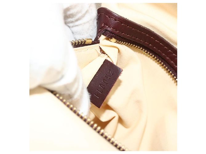 LOUIS VUITTON Borsa Mini Franoise Monogram 2way Ciliegia Rossa M92210 LV Auth ka4102 Rosso - vista 22
