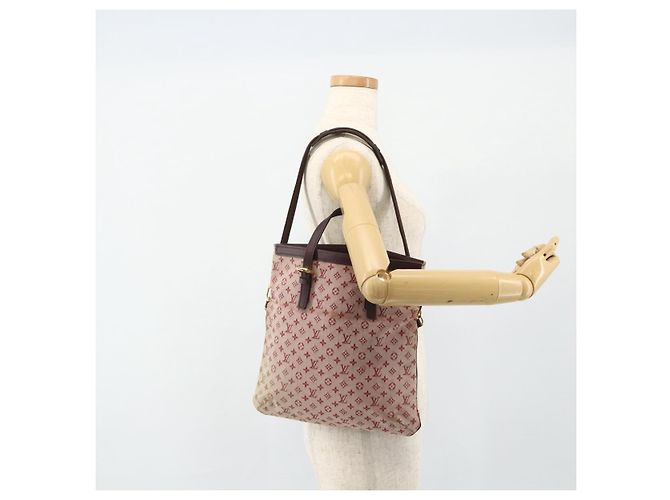 LOUIS VUITTON Borsa Mini Franoise Monogram 2way Ciliegia Rossa M92210 LV Auth ka4102 Rosso - vista 23