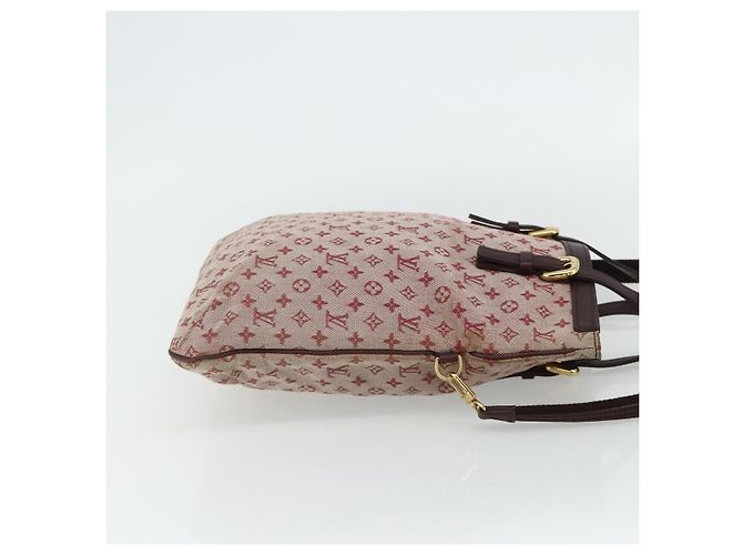 LOUIS VUITTON Borsa Mini Franoise Monogram 2way Ciliegia Rossa M92210 LV Auth ka4102 Rosso - vista 5