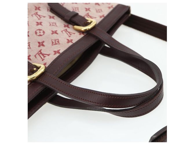 LOUIS VUITTON Borsa Mini Franoise Monogram 2way Ciliegia Rossa M92210 LV Auth ka4102 Rosso - vista 7