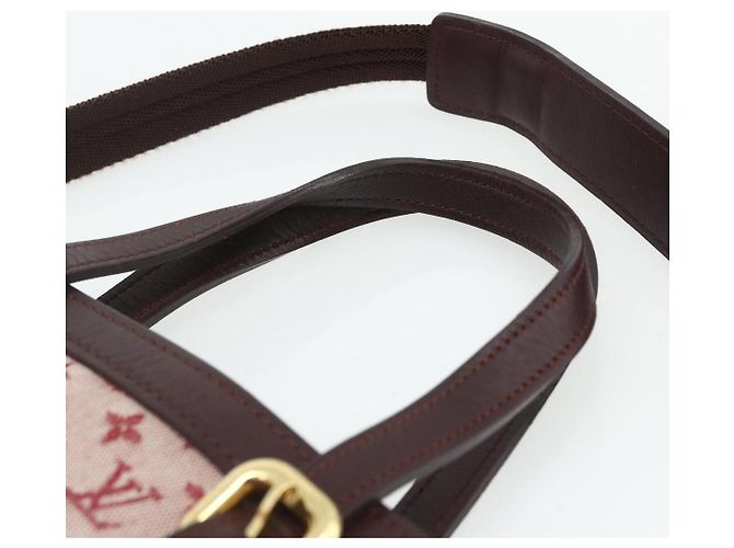 LOUIS VUITTON Borsa Mini Franoise Monogram 2way Ciliegia Rossa M92210 LV Auth ka4102 Rosso - vista 8