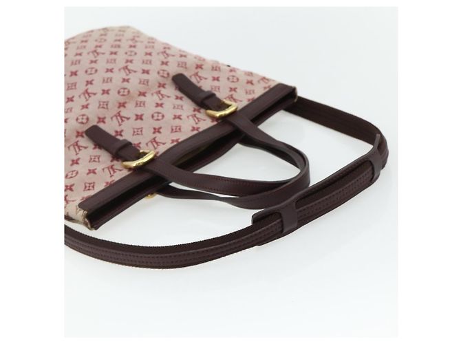 LOUIS VUITTON Borsa Mini Franoise Monogram 2way Ciliegia Rossa M92210 LV Auth ka4102 Rosso - vista 9