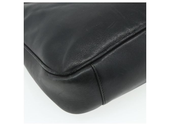 Borsa a Spalla in Pelle Gucci Bamboo 2way Nera Oro Auth bs34729 Nero D'oro - vista 15