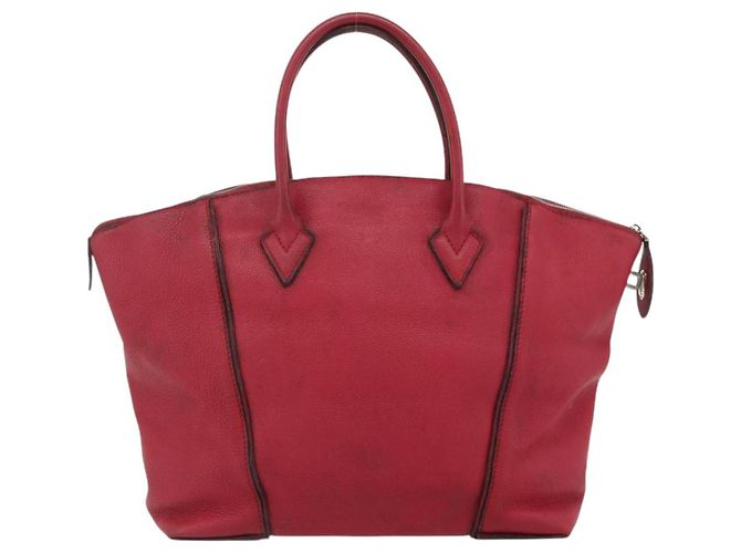 LOUIS VUITTON Borsa a Mano Lockit MM in Pelle Fran Boise M94595 LV Auth bs34701 - vista 2