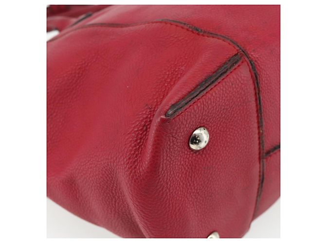 LOUIS VUITTON Borsa a Mano Lockit MM in Pelle Fran Boise M94595 LV Auth bs34701 - vista 9