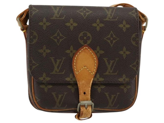 LOUIS VUITTON Borsa a Spalla Monogram Cartouchiere PM M51254 LV Auth 176339 Monogramma - vista 2