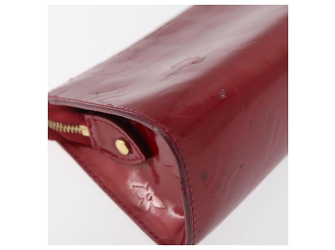 LOUIS VUITTON Trousse Pouch Monogram Vernis Pomme D'amour M93568 LV Auth 176959 Vermelho - vista 10