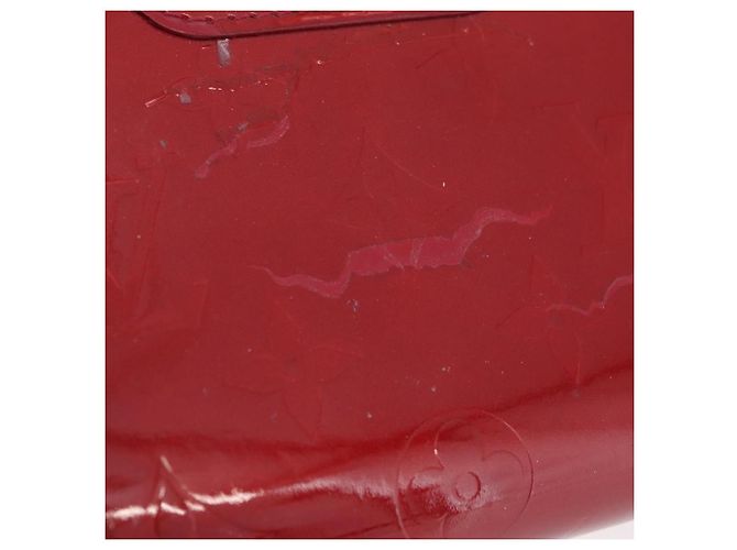 LOUIS VUITTON Trousse Pouch Monogram Vernis Pomme D'amour M93568 LV Auth 176959 Vermelho - vista 14