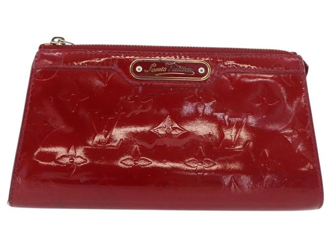 LOUIS VUITTON Trousse Pouch Monogram Vernis Pomme D'amour M93568 LV Auth 176959 Vermelho - vista 2