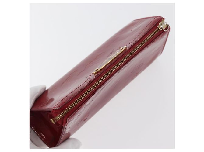 LOUIS VUITTON Trousse Pouch Monogram Vernis Pomme D'amour M93568 LV Auth 176959 Vermelho - vista 6