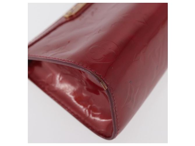 LOUIS VUITTON Trousse Pouch Monogram Vernis Pomme D'amour M93568 LV Auth 176959 Vermelho - vista 8