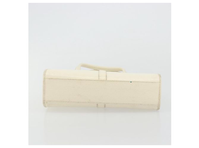 Borsa a mano GUCCI Jackie in pelle avorio argento 002 1065 Auth ep14245 Crudo - vista 9