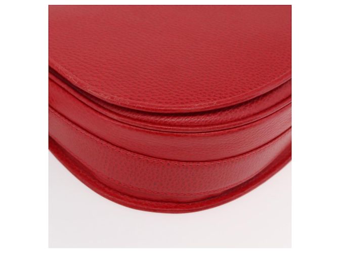 CARTIER Must Line Borsa a Spalla in Pelle Rossa Oro Auth 176870A Rosso D'oro - vista 10