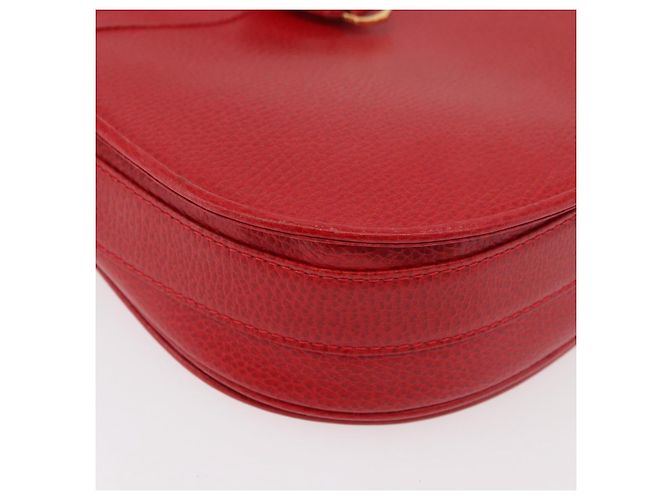 CARTIER Must Line Borsa a Spalla in Pelle Rossa Oro Auth 176870A Rosso D'oro - vista 12