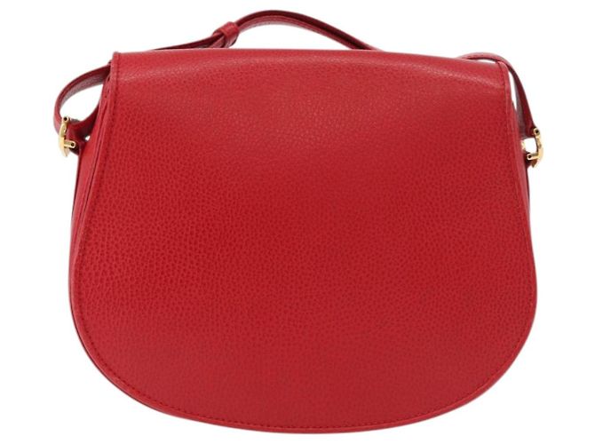 CARTIER Must Line Borsa a Spalla in Pelle Rossa Oro Auth 176870A Rosso D'oro - vista 2