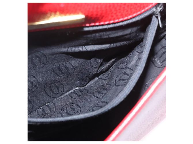 CARTIER Must Line Borsa a Spalla in Pelle Rossa Oro Auth 176870A Rosso D'oro - vista 20