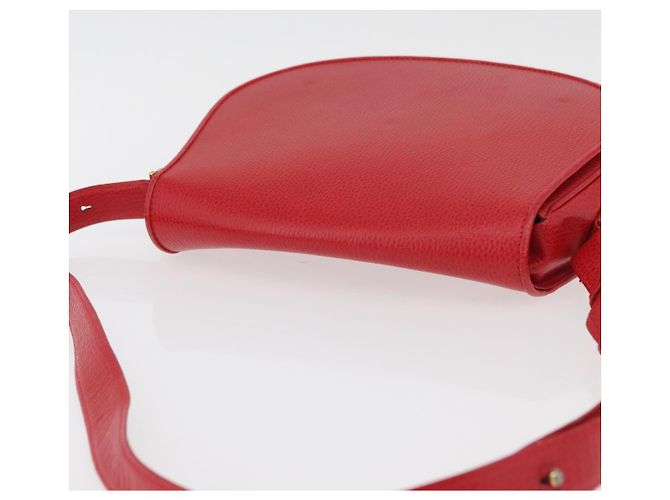 CARTIER Must Line Borsa a Spalla in Pelle Rossa Oro Auth 176870A Rosso D'oro - vista 6