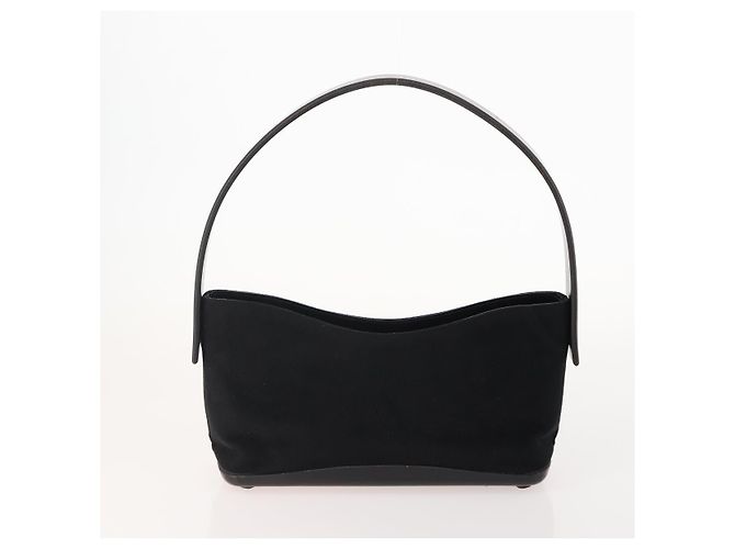 Borsa a Spalla Salvatore Ferragamo in Camoscio 2 Set Nero Auth ti3904 - vista 2