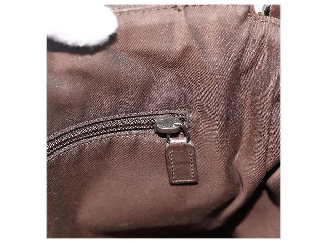 Borsa a Spalla GG Canvas Gucci Beige Argento 145857 Auth 177160 - vista 19