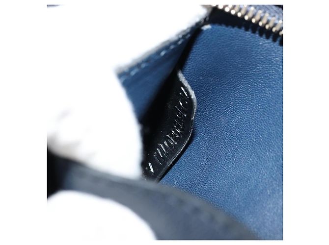 VALENTINO Borsa a Spalla Rock Studs in Pelle Blu Navy e Oro Auth BA12296A D'oro - vista 12
