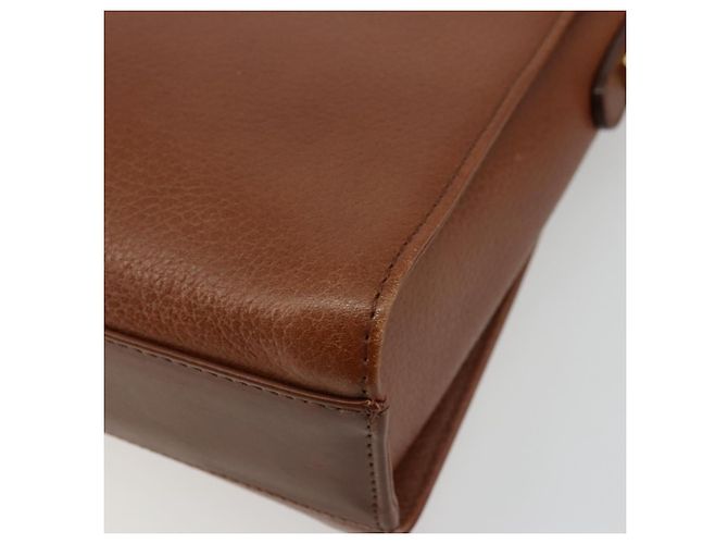 Borsa a Spalla Burberrys in Pelle Beige Oro Auth bs34683 D'oro - vista 12