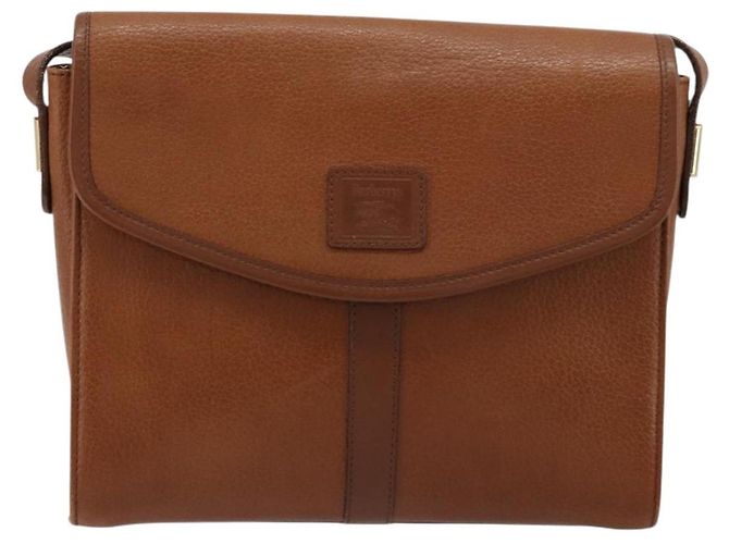 Borsa a Spalla Burberrys in Pelle Beige Oro Auth bs34683 D'oro - vista 2