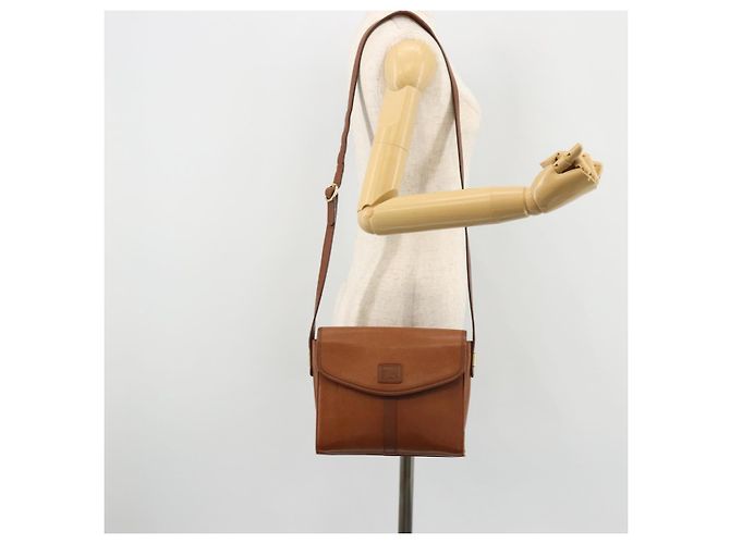 Borsa a Spalla Burberrys in Pelle Beige Oro Auth bs34683 D'oro - vista 21