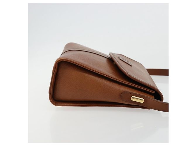 Borsa a Spalla Burberrys in Pelle Beige Oro Auth bs34683 D'oro - vista 4