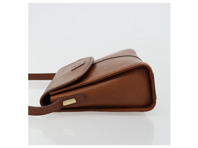 Borsa a Spalla Burberrys in Pelle Beige Oro Auth bs34683 D'oro - vista 5