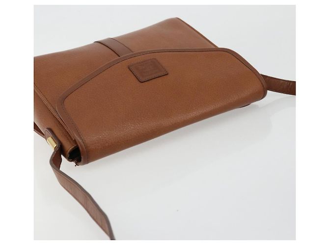 Borsa a Spalla Burberrys in Pelle Beige Oro Auth bs34683 D'oro - vista 6