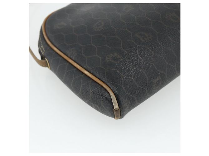 Borsa a Spalla in Tela Honeycomb PVC Nera e Dorata Christian Dior Auth ka4124 Nero D'oro - vista 13