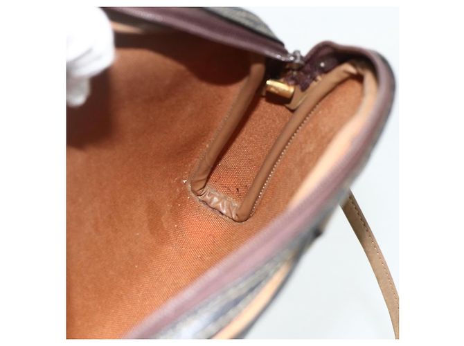 Borsa a Spalla in Tela Honeycomb PVC Nera e Dorata Christian Dior Auth ka4124 Nero D'oro - vista 17