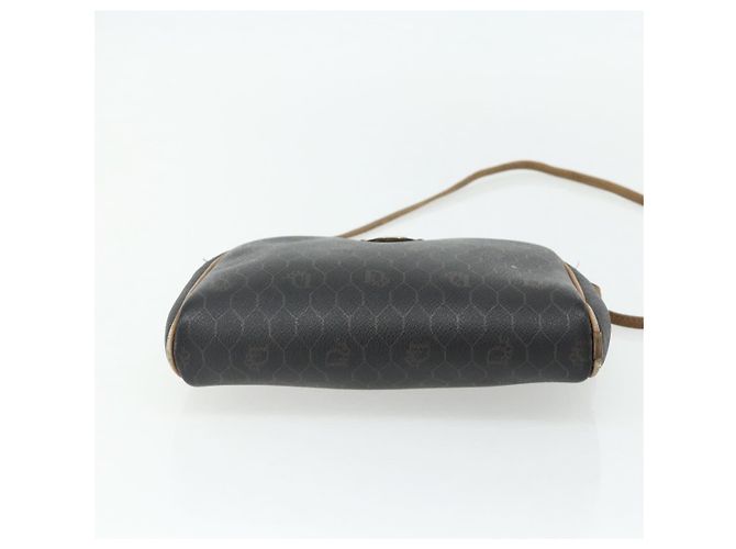 Borsa a Spalla in Tela Honeycomb PVC Nera e Dorata Christian Dior Auth ka4124 Nero D'oro - vista 9