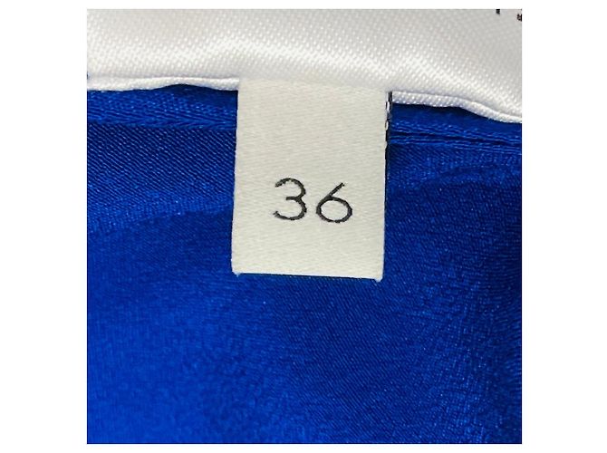 Stella Mc Cartney Vestido de seda impressa multicolorido azul Stella McCartney - vista 5