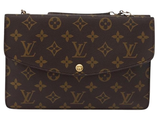 LOUIS VUITTON Borsa a Spalla Monogram Double Rabat M51815 LV Auth 176861 Monogramma - vista 2