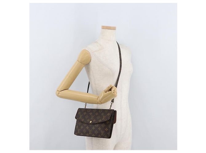 LOUIS VUITTON Borsa a Spalla Monogram Double Rabat M51815 LV Auth 176861 Monogramma - vista 27