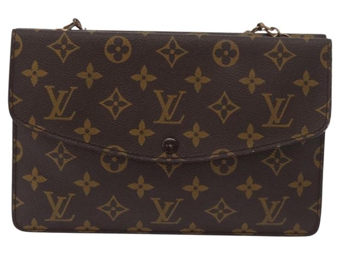 LOUIS VUITTON Borsa a Spalla Monogram Double Rabat M51815 LV Auth 176861 Monogramma - vista 3