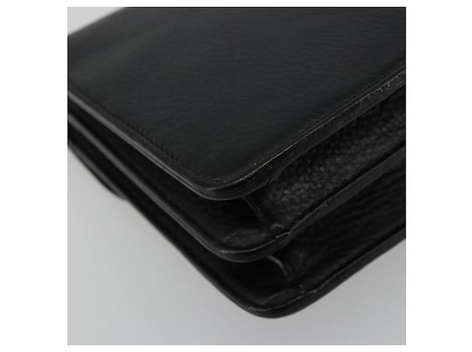 Borsa a Spalla con Catena in Pelle Nera e Oro GUCCI 510304 Auth bs34494 Nero D'oro - vista 13