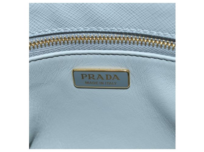 PRADA MONTONE Borsa a Spalla in Pelliccia Sintetica Galleria Fur 2way Grigio Oro Auth ki6631M Marrone D'oro - vista 21