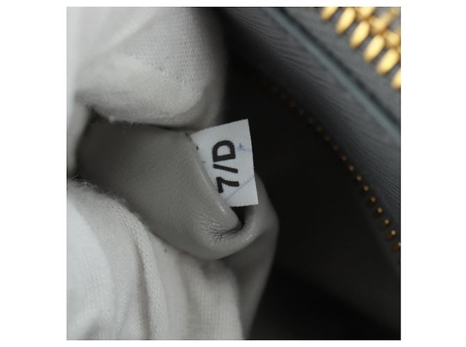PRADA MONTONE Borsa a Spalla in Pelliccia Sintetica Galleria Fur 2way Grigio Oro Auth ki6631M Marrone D'oro - vista 27