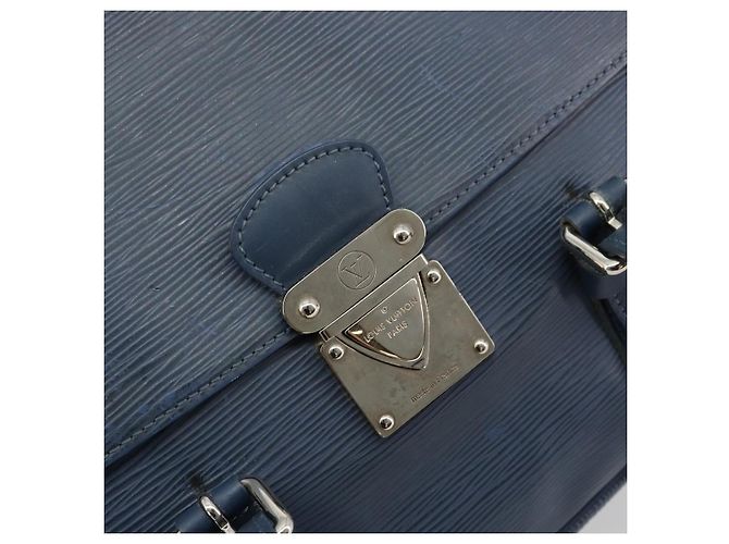 LOUIS VUITTON Sac à main Epi Segur MM Myrtille M5886G LV Auth 176309 Violet foncé - vue 14