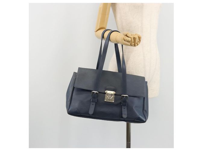 LOUIS VUITTON Sac à main Epi Segur MM Myrtille M5886G LV Auth 176309 Violet foncé - vue 23
