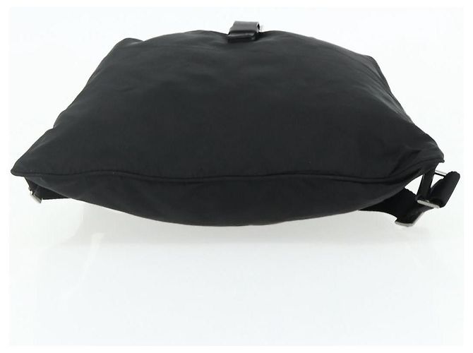 Zaino PRADA in nylon nero argento Auth ka4116A - vista 9
