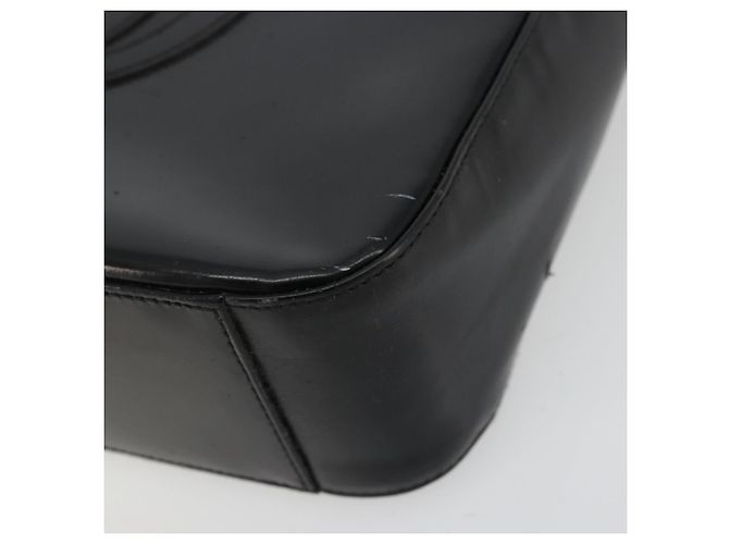 Borsa a Spalla GUCCI Pelle Verniciata Nera Argento 000 0506 1013 Auth ep14311 Nero - vista 10