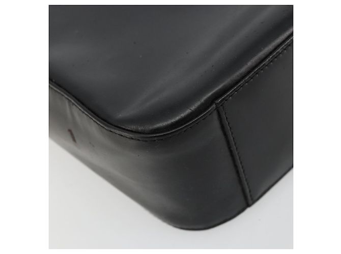 Borsa a Spalla GUCCI Pelle Verniciata Nera Argento 000 0506 1013 Auth ep14311 Nero - vista 13